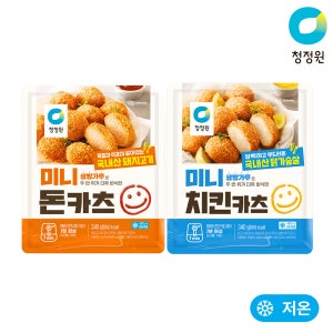 청정원 미니 돈카츠 340g 외 1종 총3개