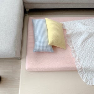 100수 고밀도 바이오워싱 피그먼트 바닥토퍼커버 지퍼형 메모리폼 맞춤커버