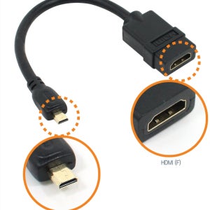 HDMI 케이블 젠더 마이크로 HDMI(F) to Micro HDMI(M)