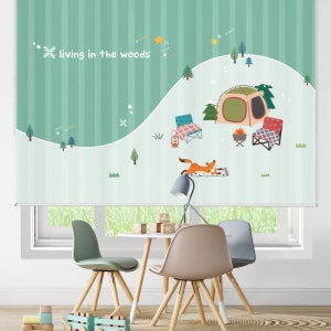 Sy470 아이방 롤스크린 동물그림 동화 아기방 어린이집 블라인드 방염 암막 제작가능