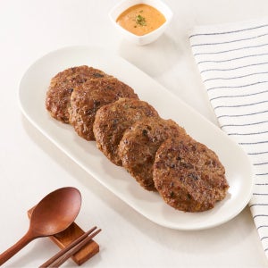 [한가지맛] 한우 한돈 수제 현풍떡갈비 순한맛3팩, 90g, 15개