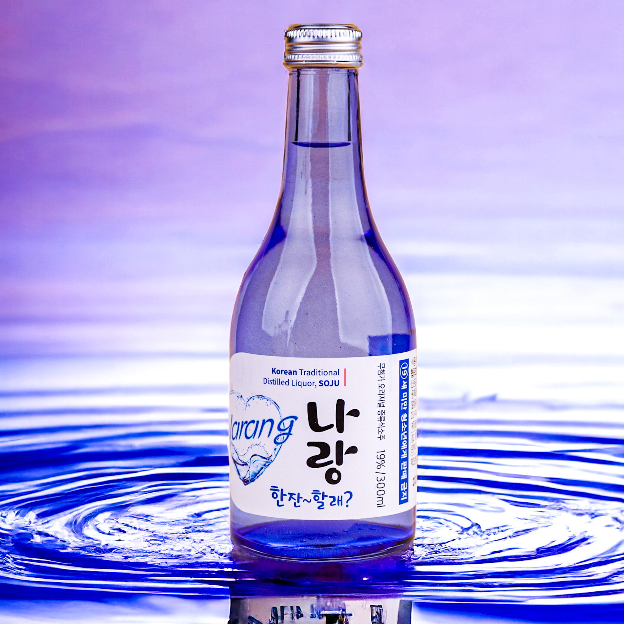 모월 나랑소주 19도 300ml 무첨가 증류식소주