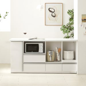 블리스데코 덴버 1700 대리석 와이드 아일랜드 홈바 수납장 YOD038-C