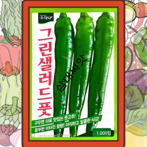 과일맛 풋고추씨앗 1000립 아삭이고추종자 그린샐러드풋 다나시드