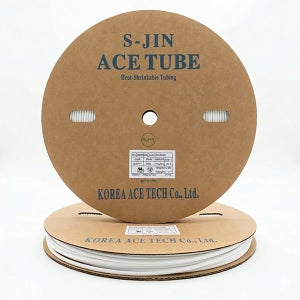 열수축튜브 3.5파이 백색 100M 롤 S-JIN ACE 3.5mm