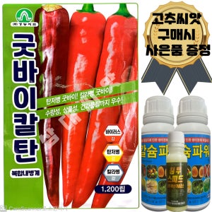 복합내병계 고추 굿바이칼탄 1200립 경농시드 중간매운맛
