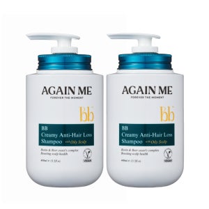 어게인미 바이오틴 맥주효모 샴푸 비오틴 탈모샴푸 약산성 여성 두피쾌청 2개