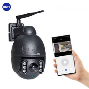 스마트 IoT 실외용 CCTV - 방수 보안 5배광학줌 회전 IP카메라 PoE 유니콘