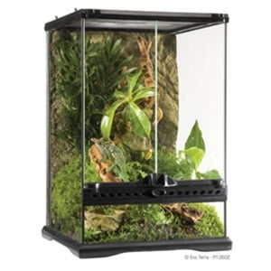 엑소테라 테라리움 30x30x45 크레스티드게코 사육장 파충류사육장 유리장 파충류장