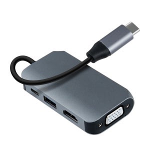 HA008 USB C타입 멀티 도킹 스테이션 HDMI RGB