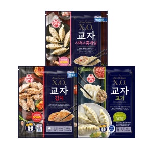 [슈퍼적립] [2+2+2] 오뚜기 X.O. 교자 만두 새우홍게살/고기/김치 총 6봉