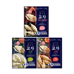 [슈퍼적립] [2+2+2] 오뚜기 X.O. 교자 만두 새우홍게살/고기/김치 총 6봉
