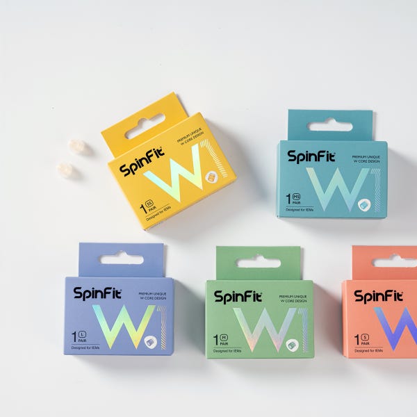 [SPINFIT] 스핀핏 W1-SINGLE SIZE PACK 실리콘 이어팁