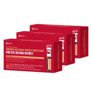 종근당 이뮨 듀오 밀크씨슬 트리플샷 3박스 물없이 마시는 액상 비타민 올인원