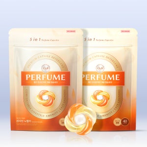 CLA 클라 5in1 퍼퓸 캡슐 세탁세제 40개입+40개입 선샤인노벨라