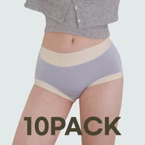 여성팬티 [5+5 SET] 언더액티브 코지모달팬티 Y존 편한 여자 속옷 순면 심리스 국민