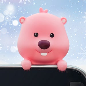 벨르아망 잔망루피 캐릭터 네비게이션 모니터 거치형 차량용 방향제 새차 선물 블랙체리