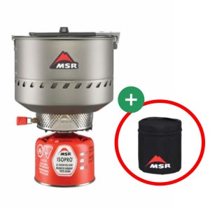 MSR 리액터 2.5리터 스토브 시스템 캠핑 버너 코펠 파우치 포함