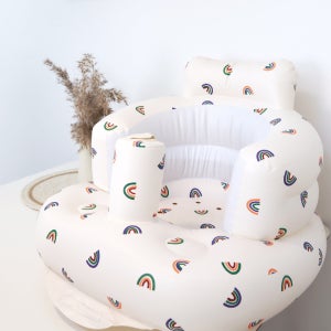 핫버튼 아기 소프트의자 튜브 휴대용 이유식 부스터 범보 의자