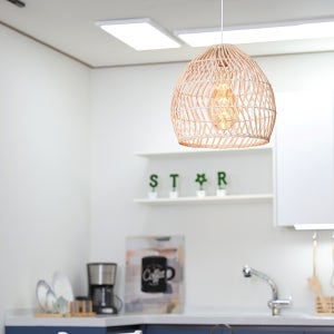포유 여름바다 라탄 조명 1등 인테리어 포인트 주방 식탁 조명 북유럽