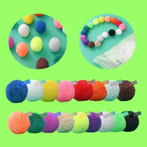 끈적이지 않는 볼클레이 500g 17색상 낱색 판매 파스텔 형광 컬러