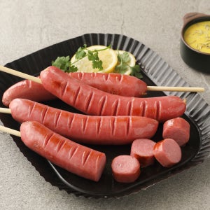 링컨 소시지 꼬치 1kg (10ea) 칼집소시지 소세지꼬치 국산돈육 핫바