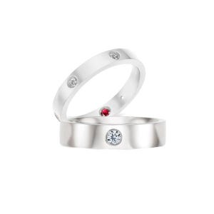 오에스티 시티나잇 실버 커플링 반지 OTRM23C01D