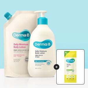 [더마비] 데일리 모이스처 바디 로션 400ml+리필 400ml