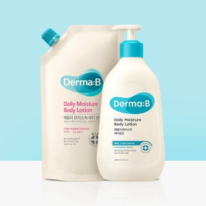 [더마비] 데일리 모이스처 바디 로션 400ml+리필 400ml