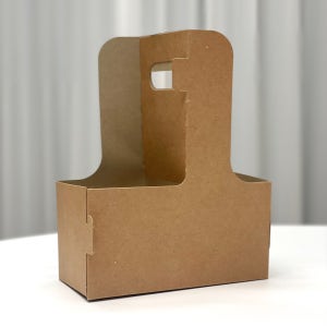 컵캐리어 2구 합지캐리어 크라프트 1박스 200개