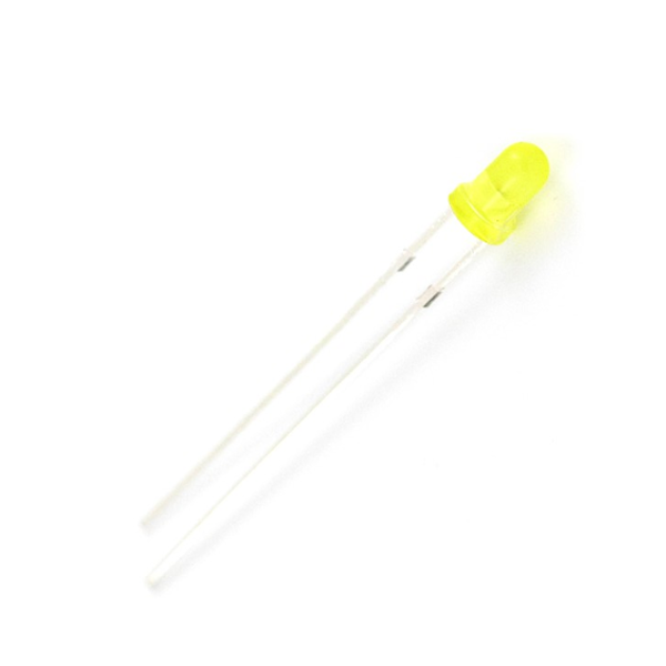 고휘도 컬러 LED 3mm 노란색 다이오드 발광 소자 1000PCS