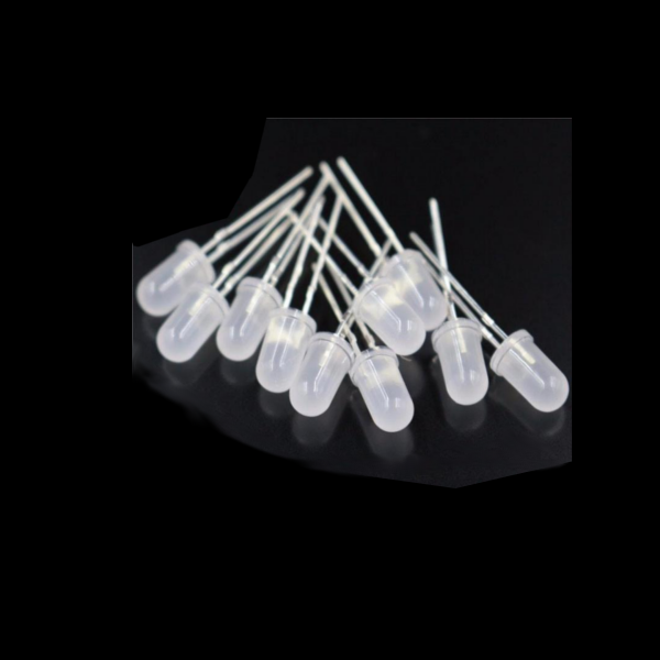 고휘도 컬러 LED 3mm 흰색 다이오드 발광 소자 1000PCS