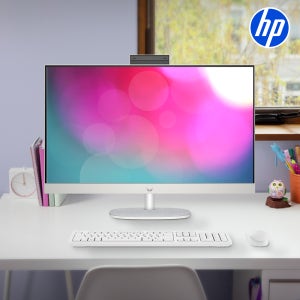 HP 27-cr0004kr 27인치 올인원 일체형 브랜드 컴퓨터 데스크탑 병원 학교 회사 PC 윈도우