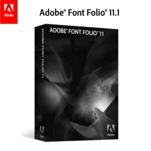 어도비 폰트 폴리오 11.1 Open Type, 5user, 2400종 글꼴 서체