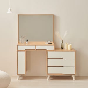 브리나 3단 인출식 화장대 수납 콘솔 서랍형 850 (3color)