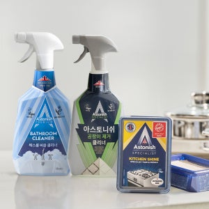 [본사] 아스토니쉬 곰팡이제거 +배스룸클리너+찌든때 키친샤인 클리너 3종 세트