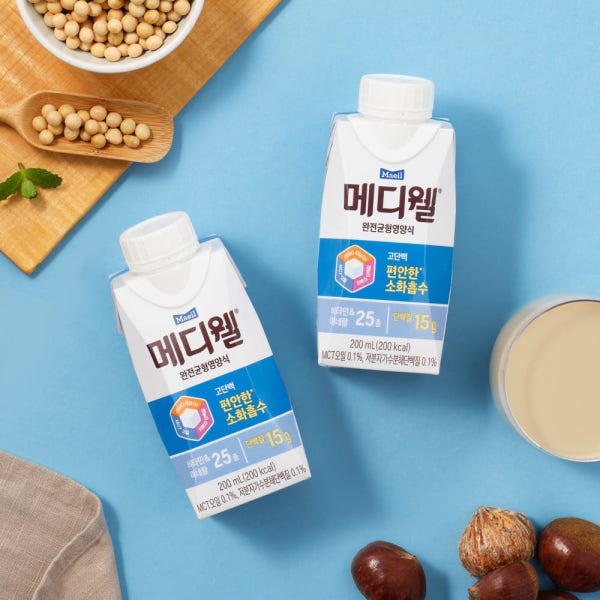 [슈퍼적립] 메디웰 완전균형영양식 고단백 200ml 18팩 [새벽배송]