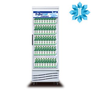 FT-470DFS 직냉식 살얼음 소주 냉장고 컵 수직 무인 냉동고 밀키트 냉동쇼케이스