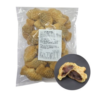 국내산 우리밀 통팥 붕어빵 (50g x 20개입) 1kg