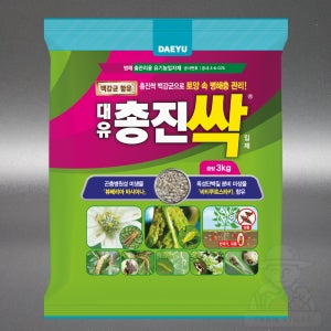 대유 총진싹 입제 3kg 백강균 해충 방제 관리 친환경 유기농