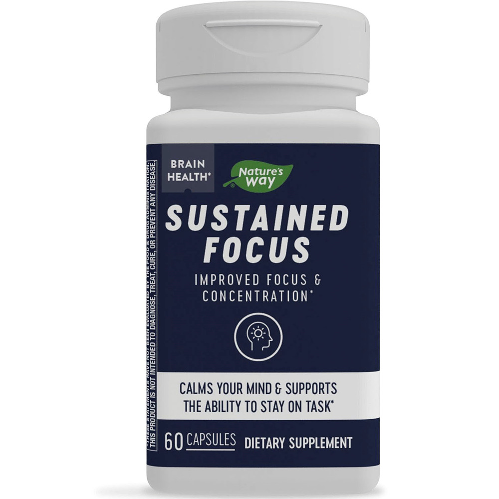 네이쳐스웨이 <b>서스테인드 포커스</b> 임푸루브드 포커스 컨센트레이션 캡슐