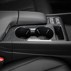 쏘나타 디엣지 튜닝 용품 1열 컵홀더 커버 카본 몰딩