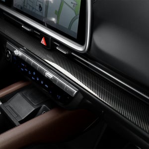 아이오닉6 튜닝 용품 대쉬보드 프레임 커버 카본 몰딩