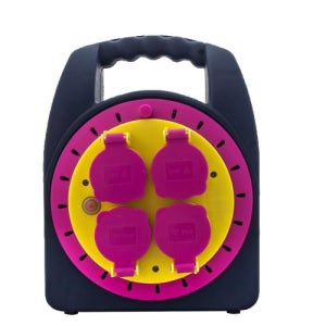 세이즈 미니전선릴(접지) X2M IP-20M-1.0SQ-핫핑크