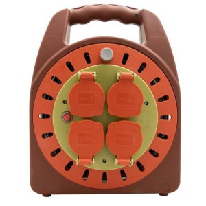 세이즈 미니전선릴(접지) X2 IP-20M-1.5SQ-초코릿