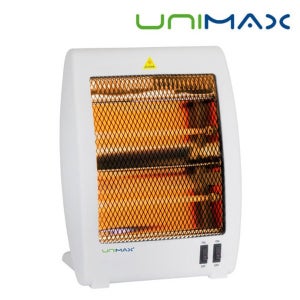 미니난로 발난로 유니맥스 UMH-2104W 2단 전기히터 석영관 가정용 캠핑 미니온열기