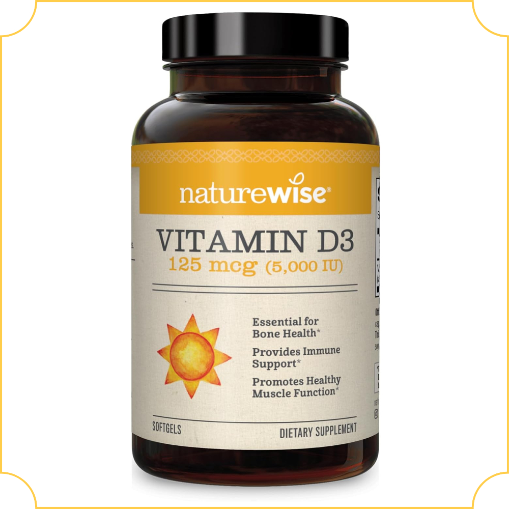 <b>비타민D</b> 햇빛비타민 5000IU <b>Vitamin D</b>3 360소프트젤 <b>네이처와이즈</b>