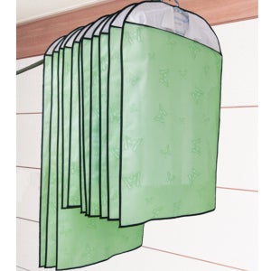 필그림 국산 부직포 옷커버 8종 정장 자켓 코트 패딩 먼지차단 옷정리 나비 125cm, 5개