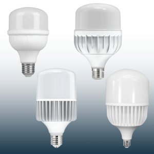 LED 하이 크림 벌브 PC 전구 램프 보안등 공장등 고와트 매장 사무실 창고 조명