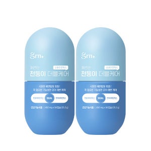 GRN 쾌변엔 천둥이 프로바이오틱스 2중 기능성 생 유산균 2박스